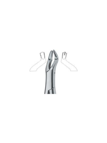 Dental Extracting Forceps Molars , Left american Pattern Fig.53 L