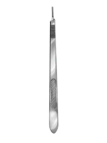 Scalpel Handle solid, long 21.5cm