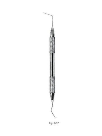 Endodontic Root Canal Explorer Fig 6/17 With Hollow Handle