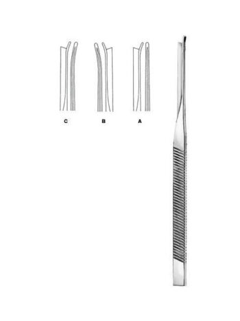 Silver Rhinoplastic Chisel 18cm