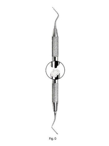 Dental Excavator Fig.0 With Hollow Handle