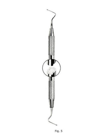 Dental Excavator Fig.5 With Hollow Handle