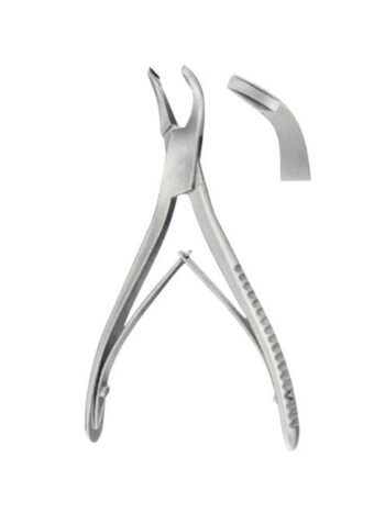 Bone Rongeur Forceps 2A-MEAD, SQUARE TIPS 5″