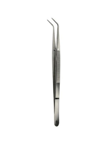 Dental College Tooth Tweezer curved 150 MM
