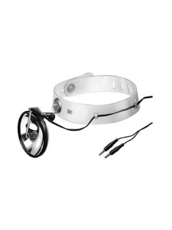 Clar Head Lamp complete large white commoda head band 4v