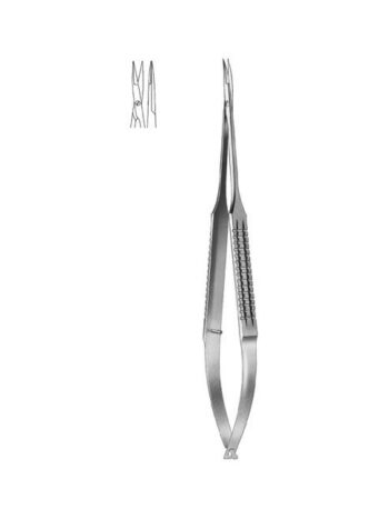 Micro Scissors round handle blade length 10mm