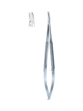 Micro Scissors round handle diamond coated cutting edges blade