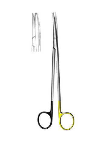 Stitch Scissors for synthetic suture material one toothed cutting edge