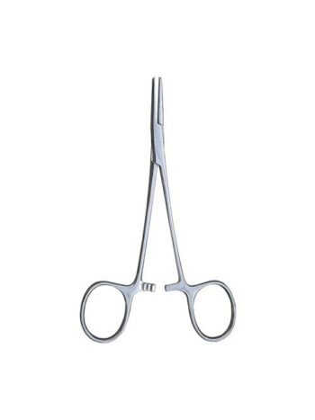 Single Use Halstead Mosquito Forceps Curved 12.5 cm