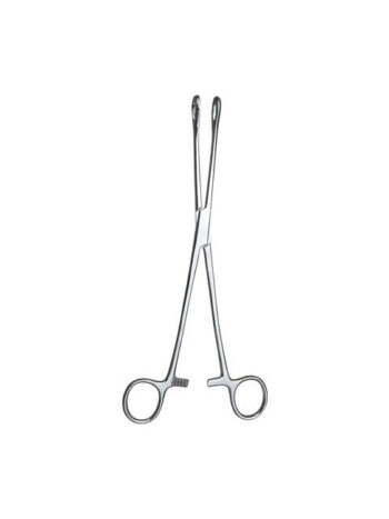 Single Use Ballenger Smooth , Curved Forceps 18 cm