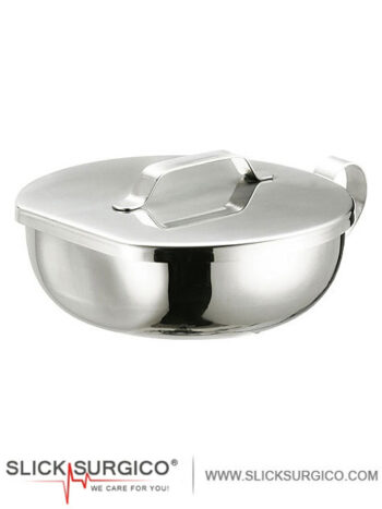 Vomit Bowl with Lid Stainless Steel